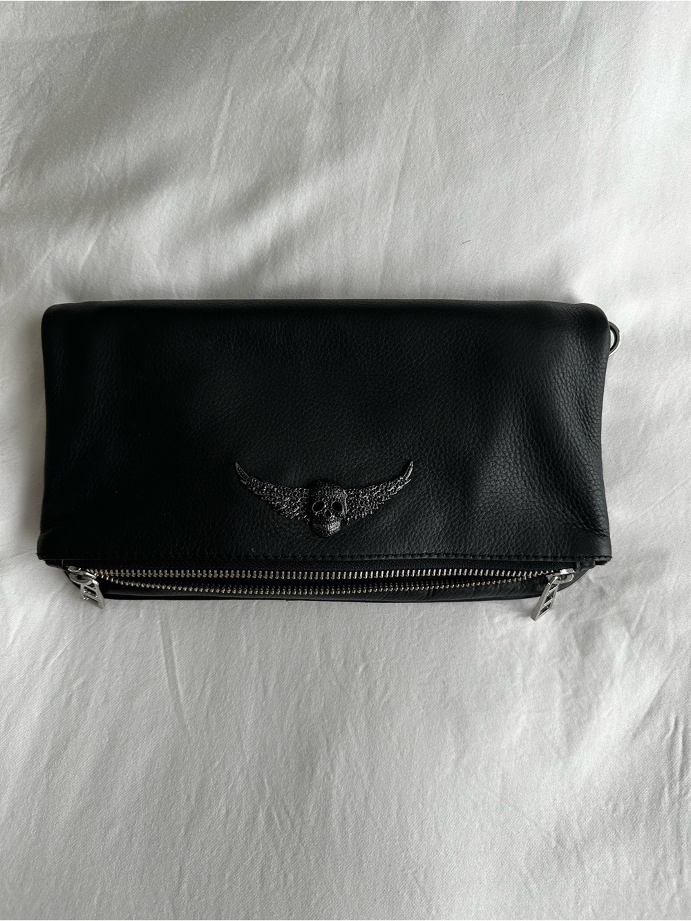 Zadig & Voltaire Rock clutch with tags